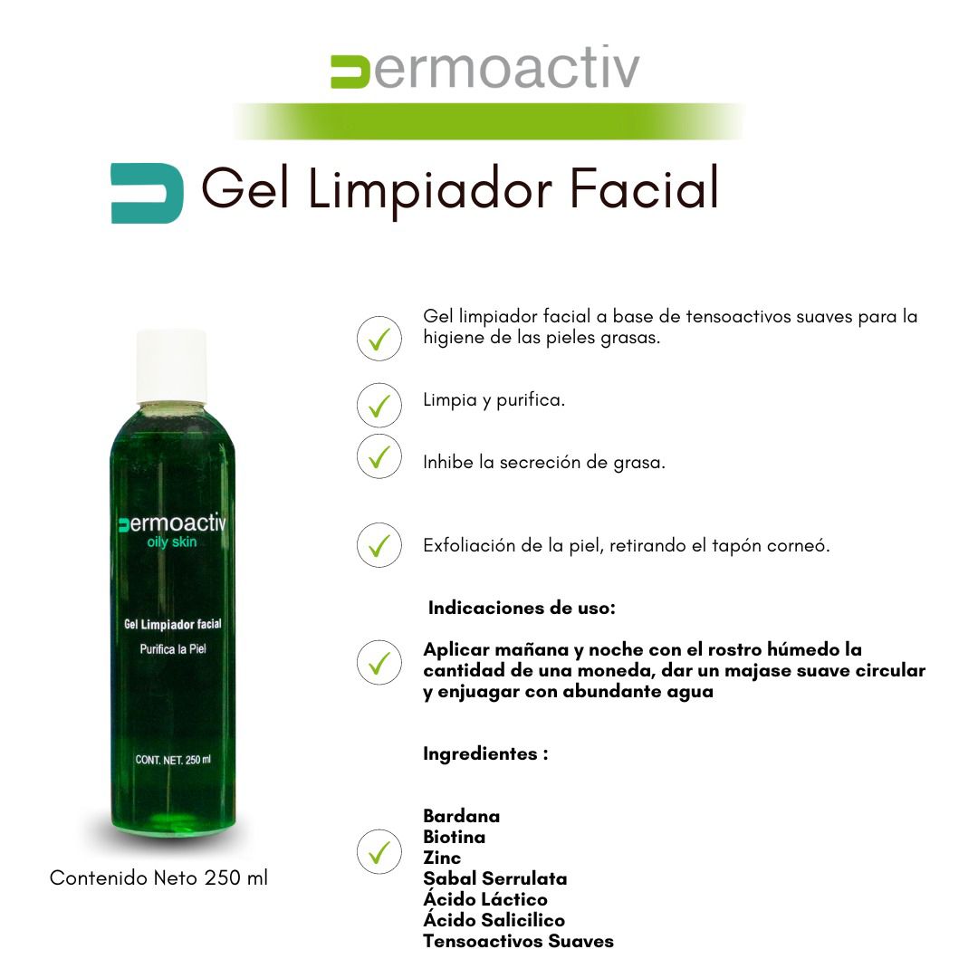 DERMOACTIV Oily skin cleansing gel