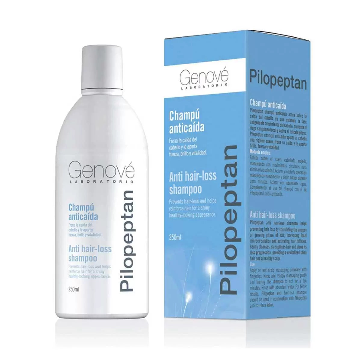 GENOVÉ Pilopeptan shampoo anticaída 250ml