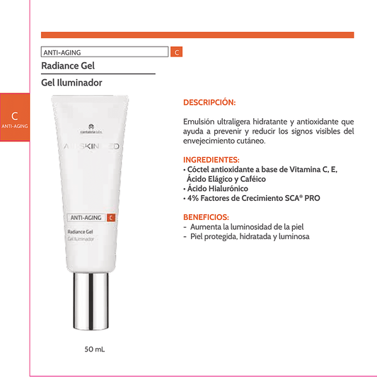 ALL SKIN MED Antiaging C gel iluminador 30ml