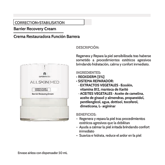 ALL SKIN MED Recovery cream 50ml