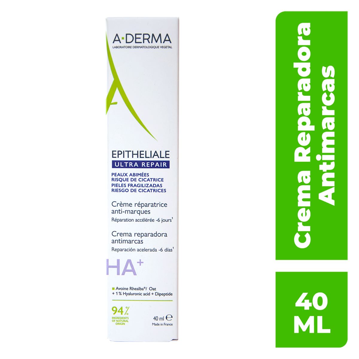 ADERMA Epitheliale Ultra Repair Crema Reparadora Antimarcas 40ml