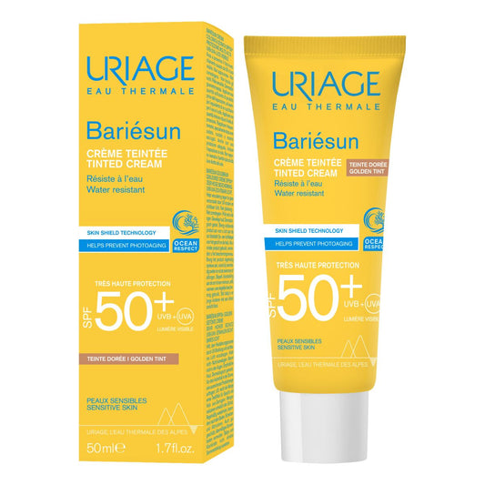 URIAGE Bariesun Spf50+ crema con color tono dorado 50Ml