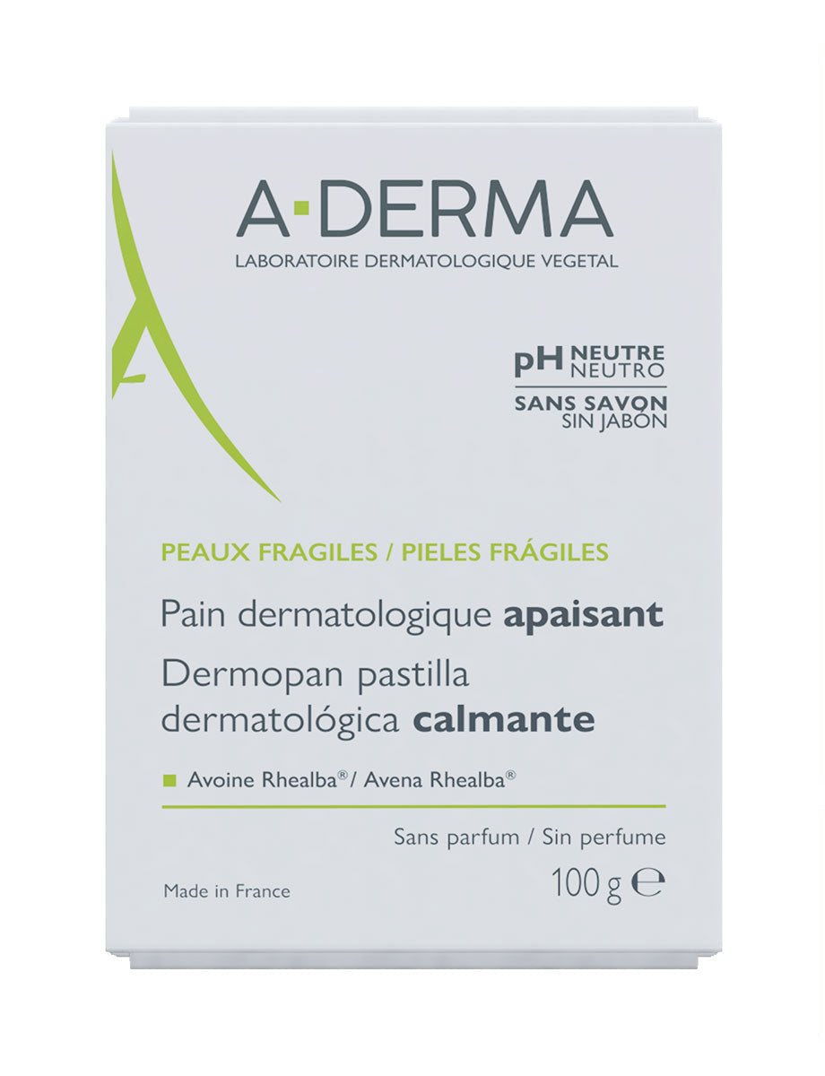 ADERMA Barra limpiadora dermatológica calmante 100gr