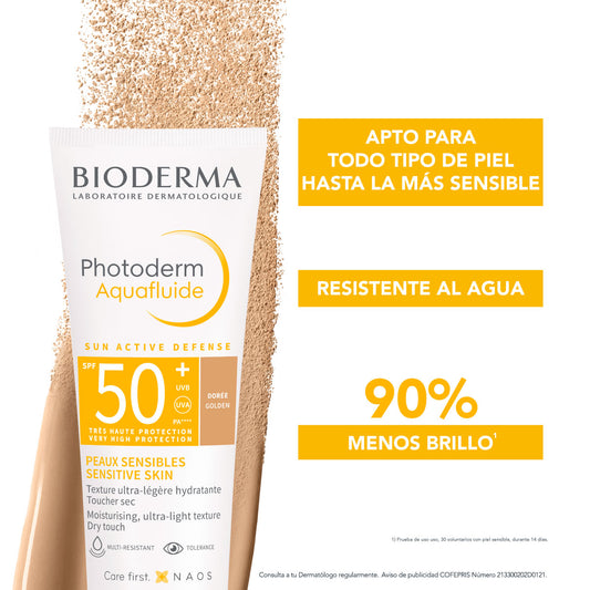 BIODERMA Photoderm Max Aquafluido Tono Dorado Spf50+ 40ml