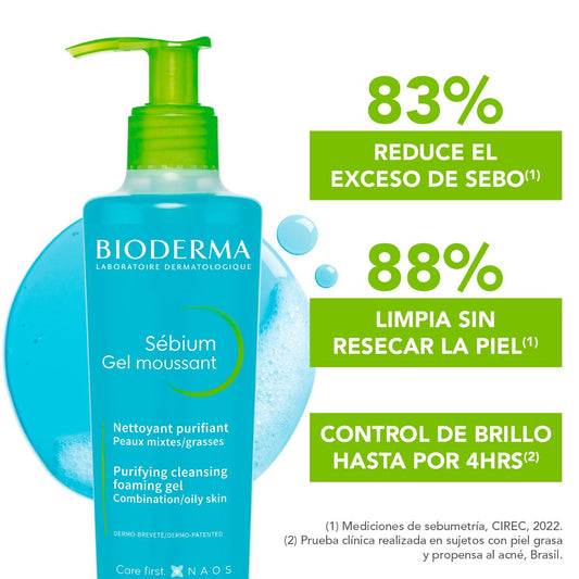 BIODERMA Sébium gel moussant 200ml