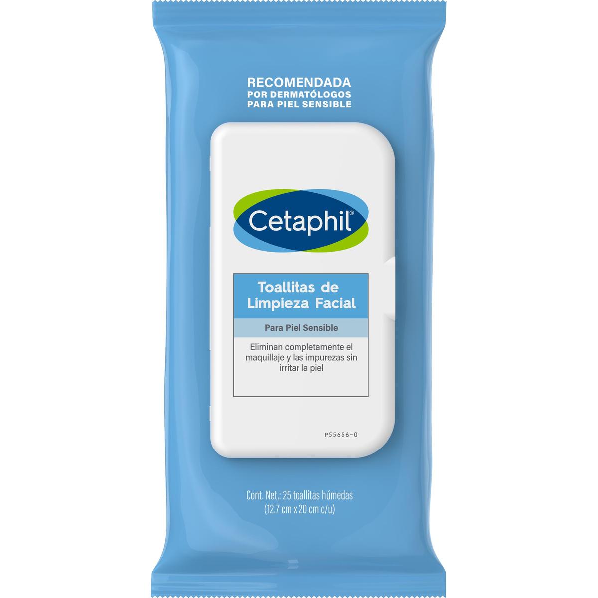 Cetaphil Toallitas limpieza facial 25 pz