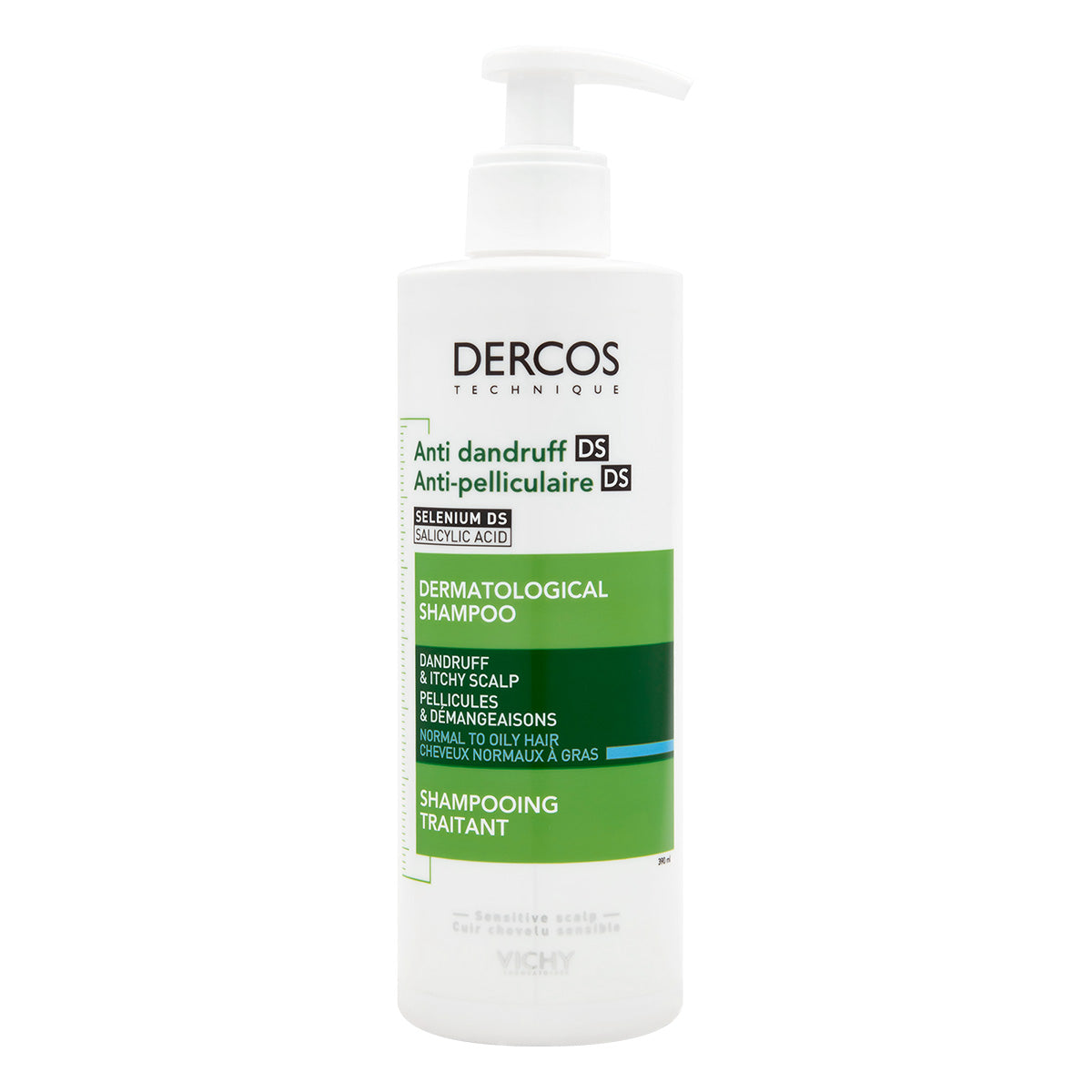 VICHY Dercos shampoo anticaspa cabello normal a graso 390ml