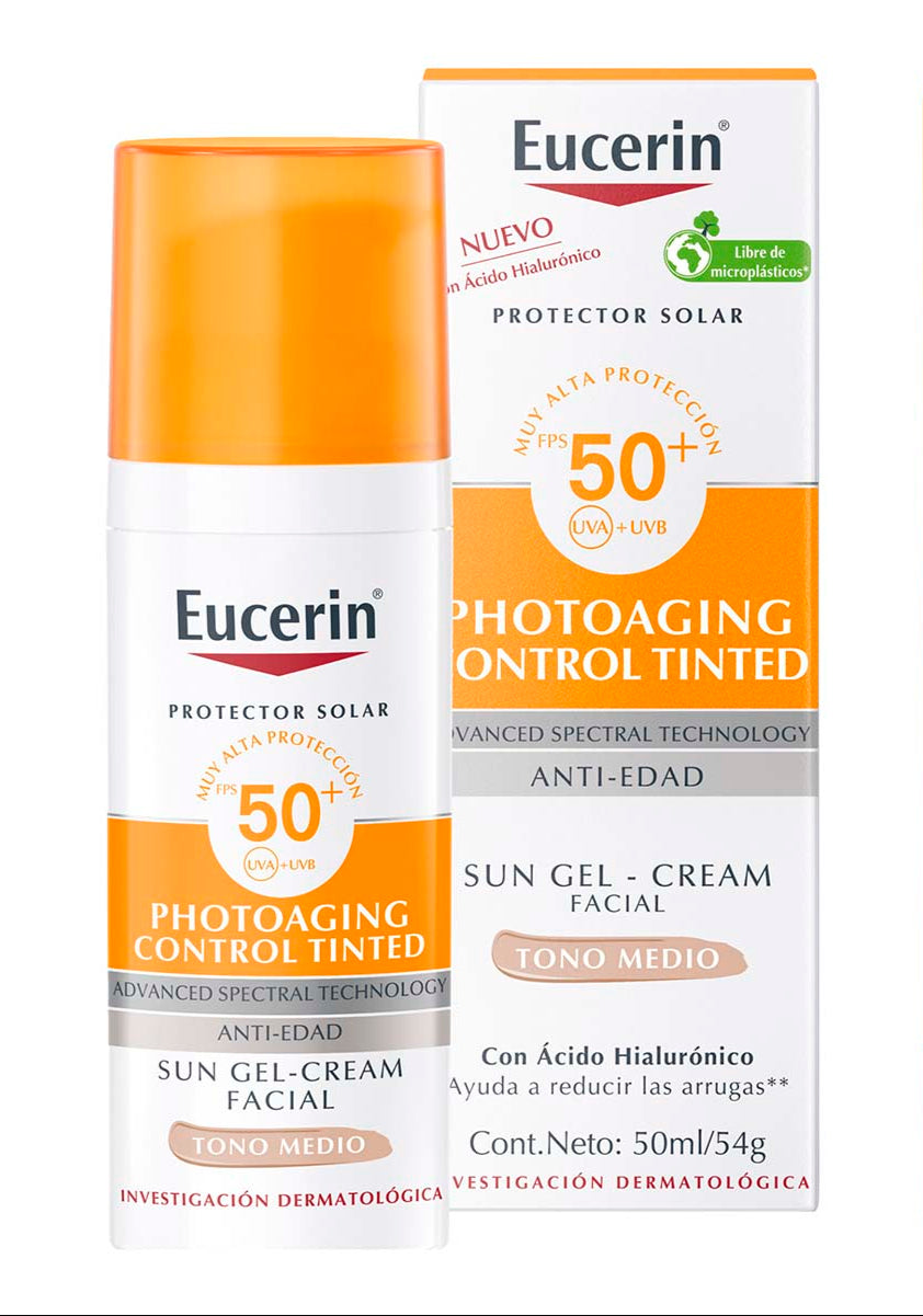 EUCERIN Sun Face Photoaging control tono medio fps50+ 50ml