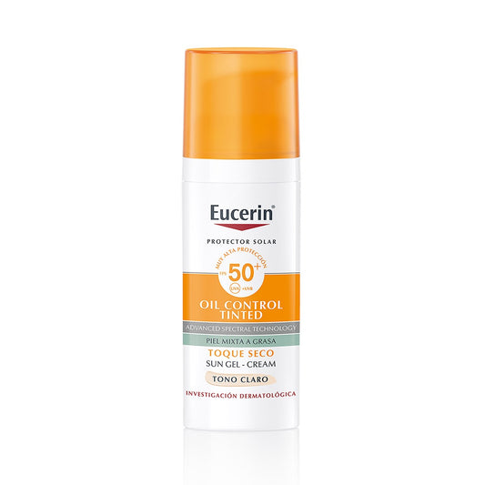EUCERIN Sun face oil control tono claro fps50+ 50ml