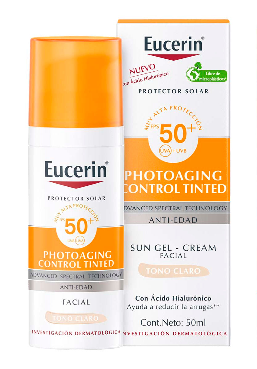 EUCERIN Sun Face Photoaging control tono claro fps50+ 50ml
