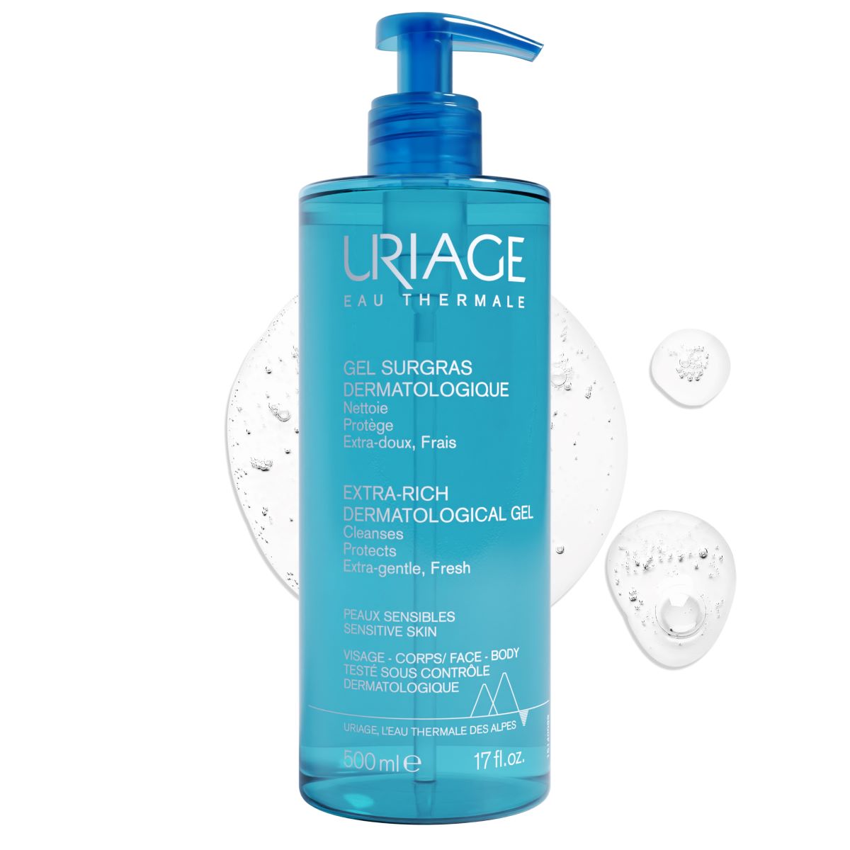 URIAGE Gel limpiador dermatologico 500ml