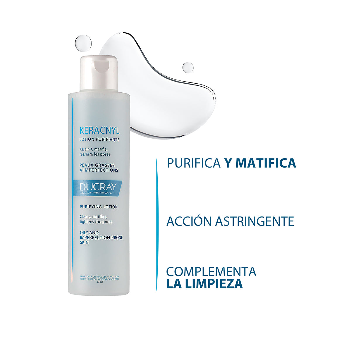 DUCRAY Keracnyl Loción Purificante Anti-Imperfecciones 200 Ml