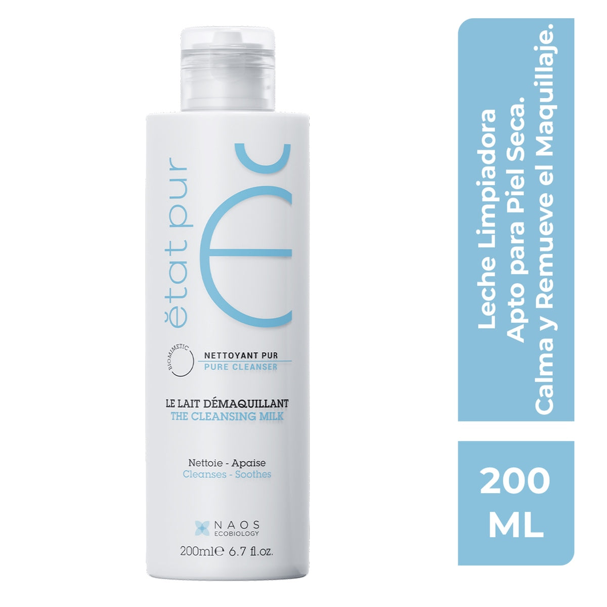 ETAT PUR Leche limpiadora 200ml