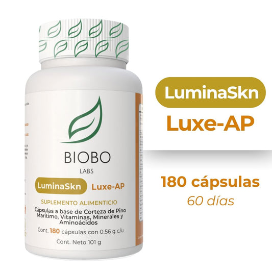 BIOBO LABS luminaskin luxe-ap 180caps 500mg vegetal