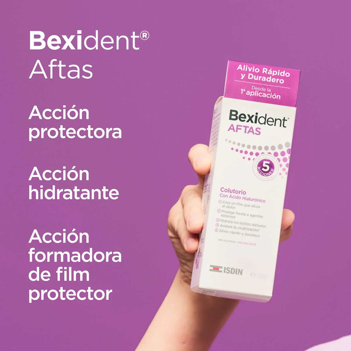 ISDIN Bexident aftas colutorio 120ml