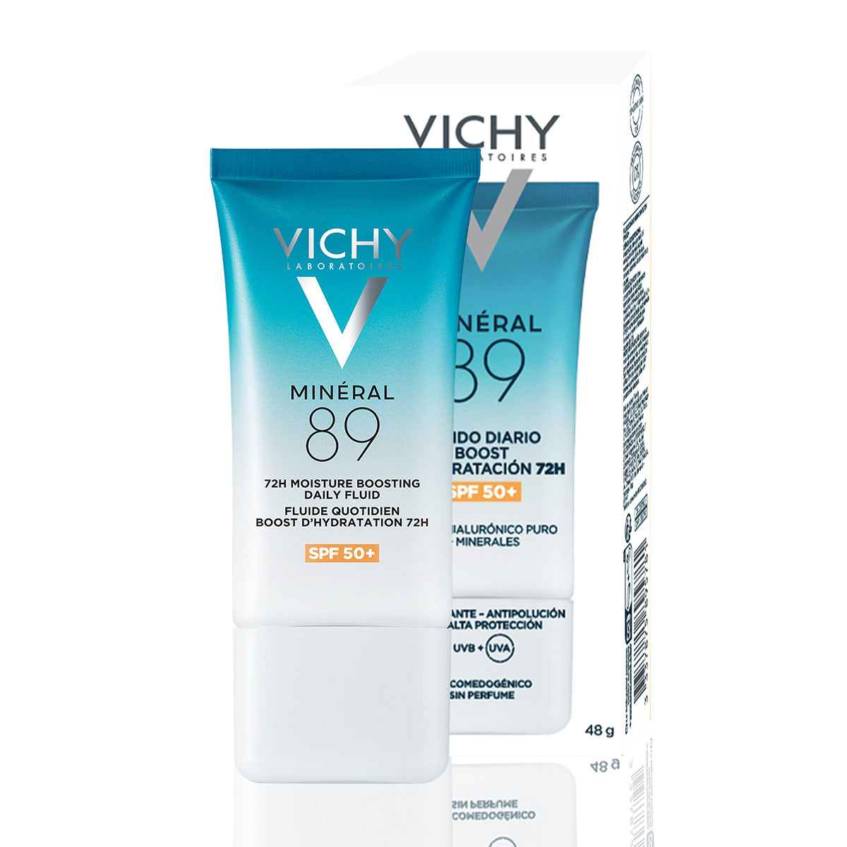 VICHY Mineral 89 48H Crema UV fluida FPS50+ 50ml