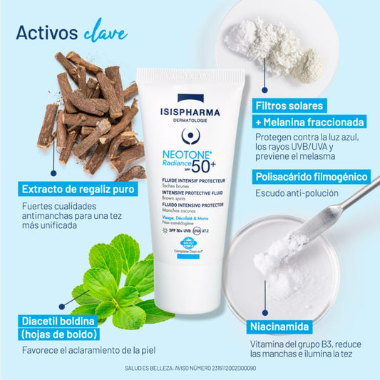 ISISPHARMA NEOTONE Radiance spf50+30ml