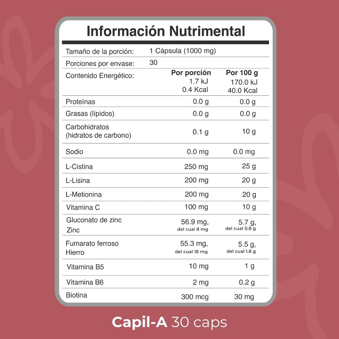 BIOBO LABS profemme Capil-A 30caps 1g vegetal