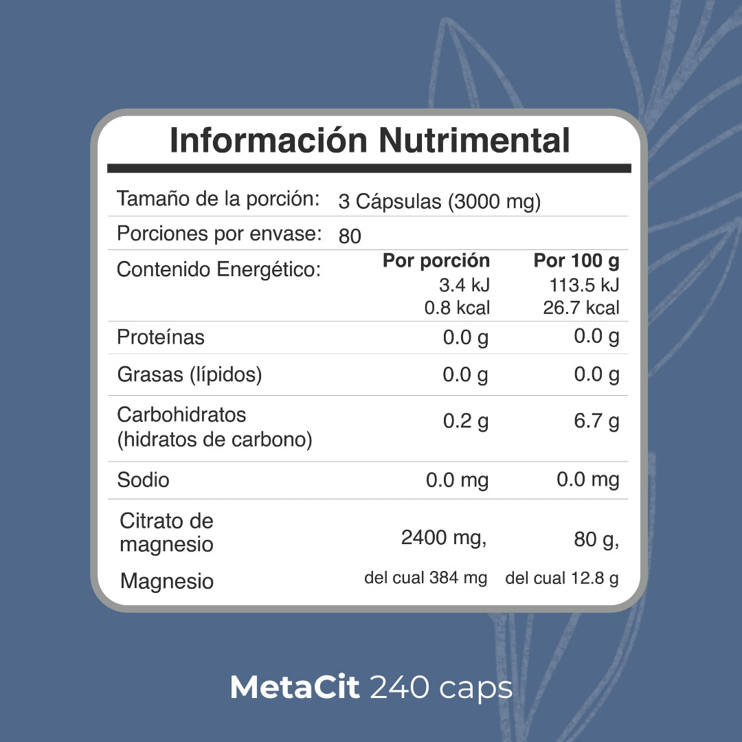 BIOBO LABS Promine Metacit 240caps 1000mg vegetal