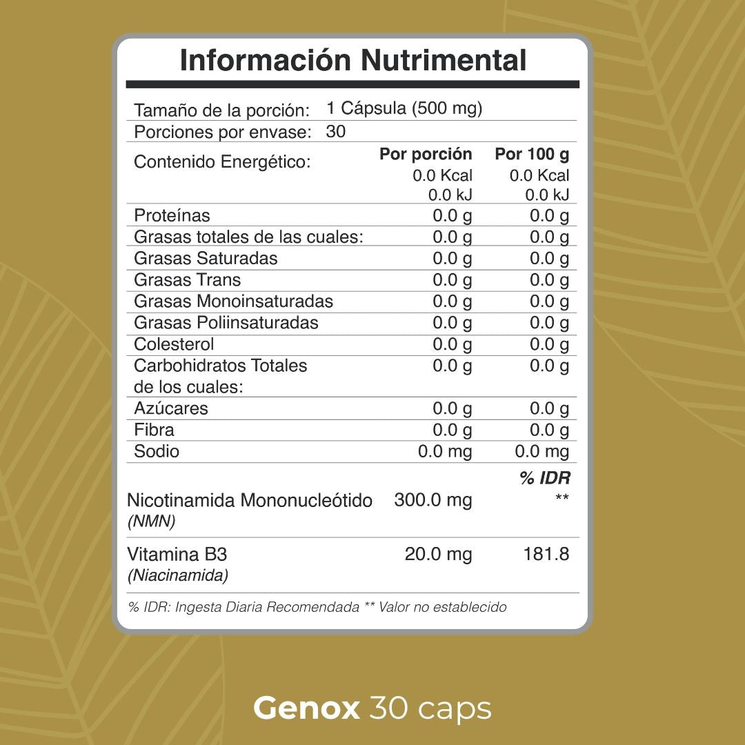 BIOBO LABS revigen genox 30caps 500mg