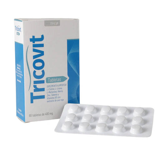 TRICOVIT Tabletas 400mg 60caps