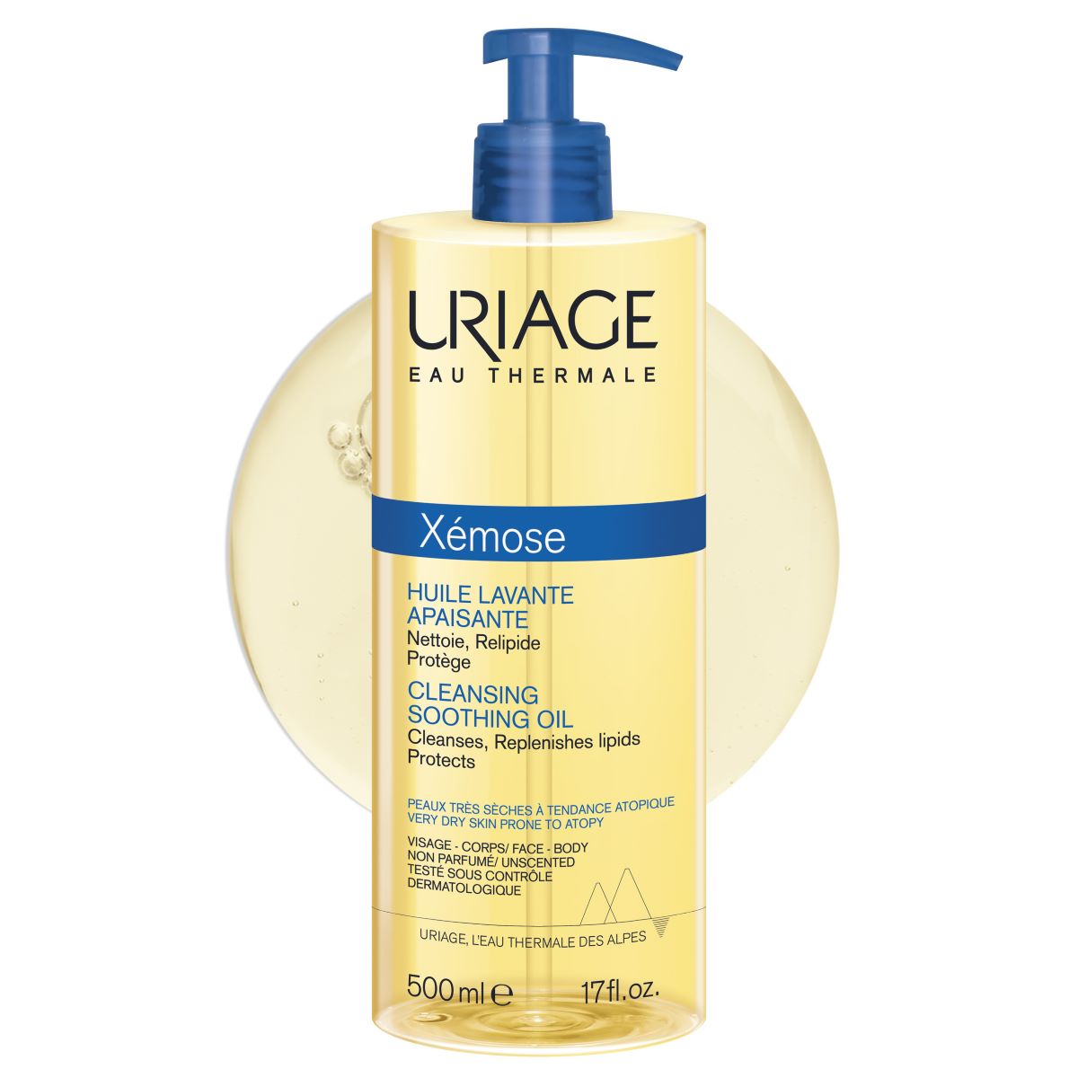 URIAGE Xemose aceite limpiador calmate 500ml