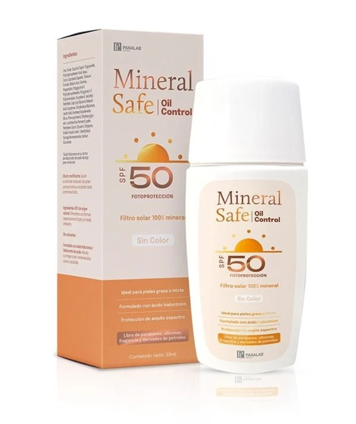 PANALAB Mineral safe oil control FPS50 50ml sin color