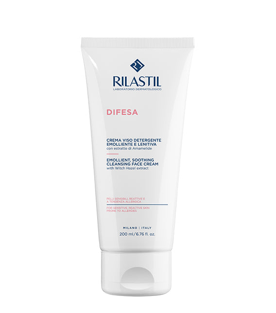 RILASTIL DIFESA EMOLLIENT, SOOTHING CLEANSING FACE CREAM 200ML