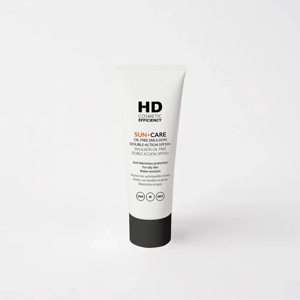 HD SUNCARE Emulsión oil free doble acción FPS50+ 50ml