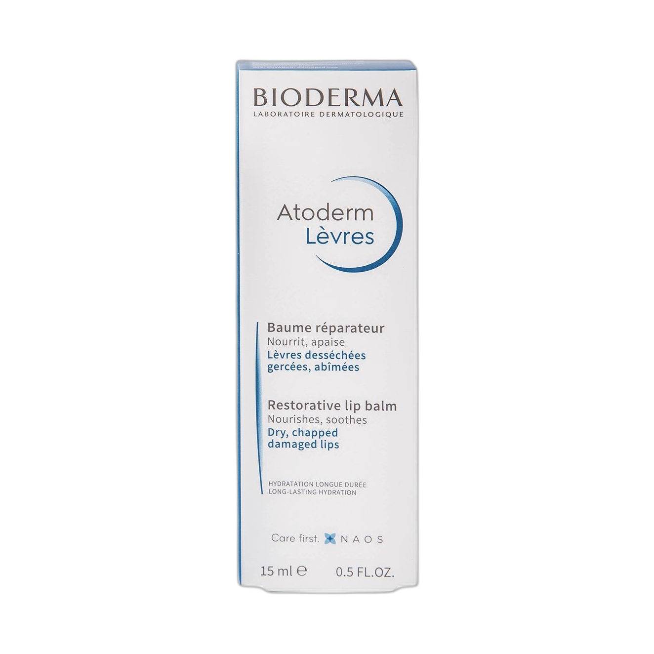 BIODERMA Atoderm bálsamo labios 15ml (fondo limpio)