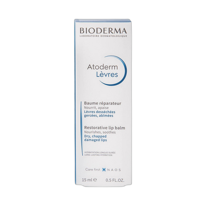 BIODERMA Atoderm bálsamo labios 15ml (fondo limpio)