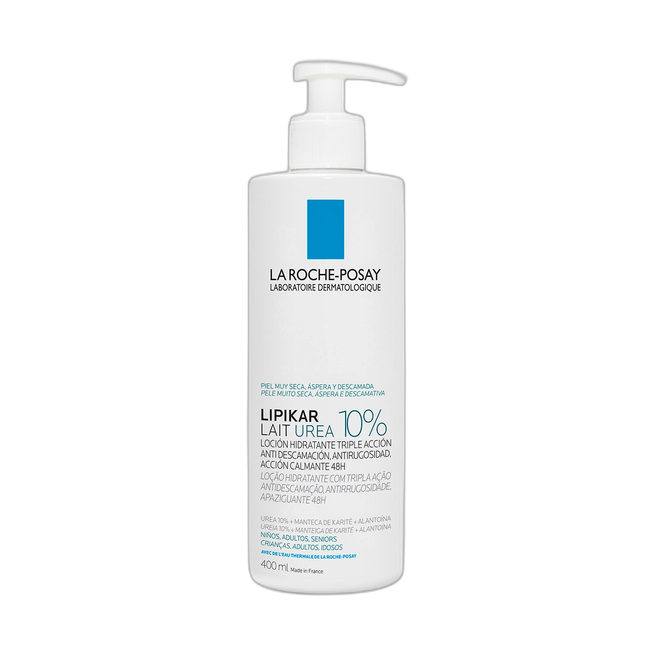 LRP Lipikar urea 10% 400ml (fondo limpio)