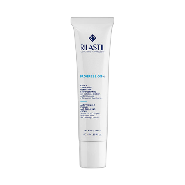 RILASTIL PROGRESSION (+) ANTI-WRINKLE FILLING AND PLUMPING CREAM 40ML (fondo limpio)