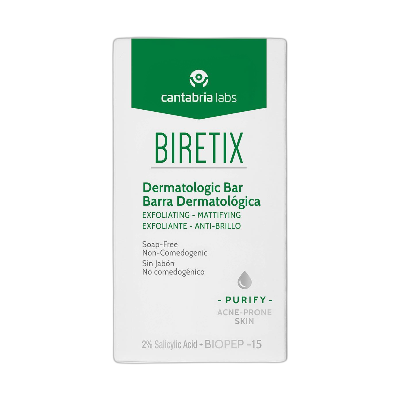BIRETIX Barra dermatológica 80gr (fondo limpio)