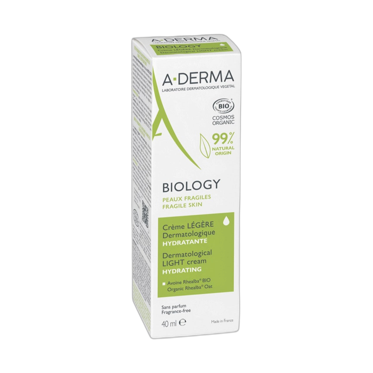 ADERMA Biology crema hidratante 40ml (fondo limpio)