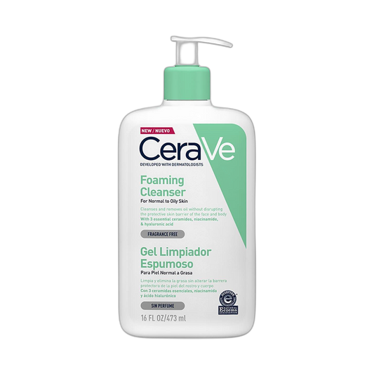 CERAVE Gel Limpiador Espumoso 473ML (fondo limpio)