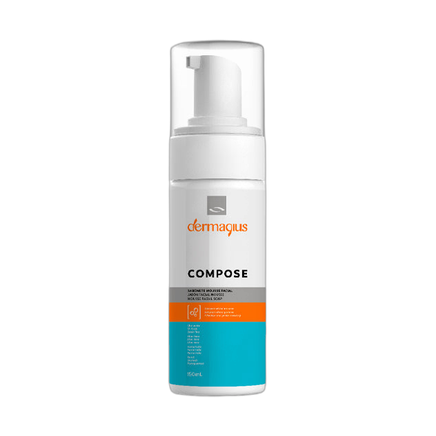 Dermagius Compose mousse de limpieza hidratante para rostro 150ml (fondo limpio)