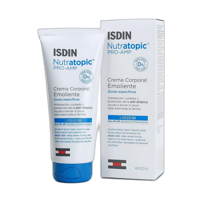 ISDIN Nutratopic Pro-Amp crema emoliente 200ml (fondo limpio)