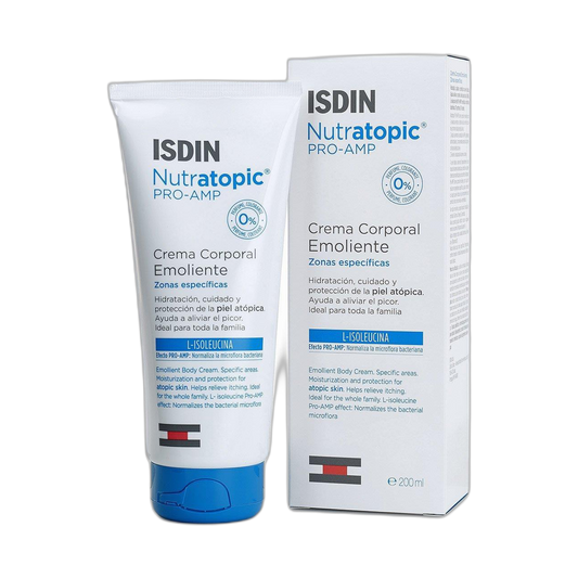 ISDIN Nutratopic Pro-Amp crema emoliente 200ml (fondo limpio)
