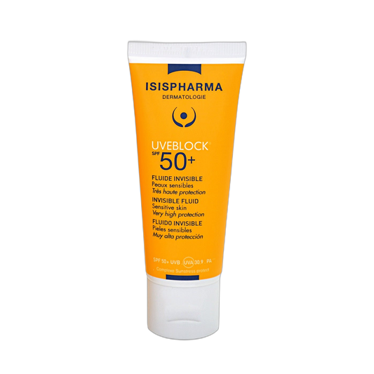 ISISPHARMA UVEBLOCK fps50+ fluido invisible 40ml (fondo limpio)