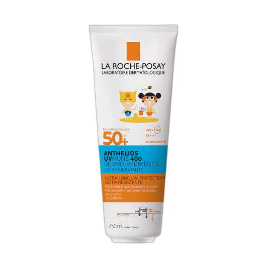 LRP ANTHELIOS UVMUNE 400 dermopediatrics milk FPS50+ 250ml (fondo limpio)