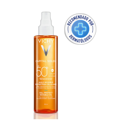VICHY Capital soleil cell protect oil fps50 200ml (fondo limpio)
