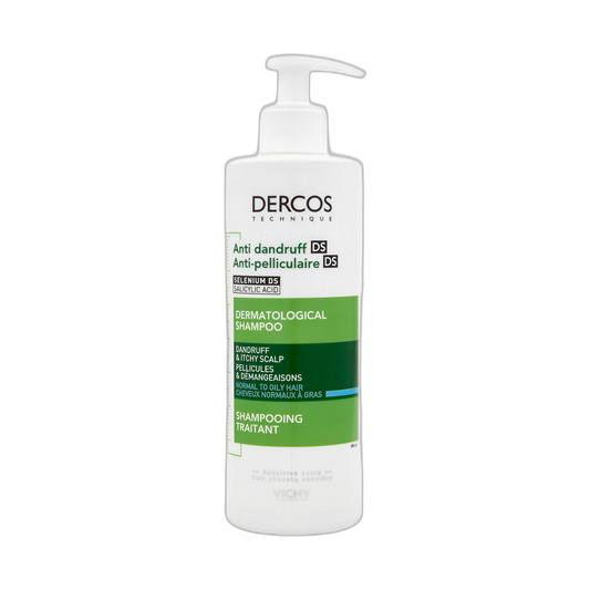 VICHY Dercos shampoo anticaspa cabello normal a graso 390ml (fondo limpio)