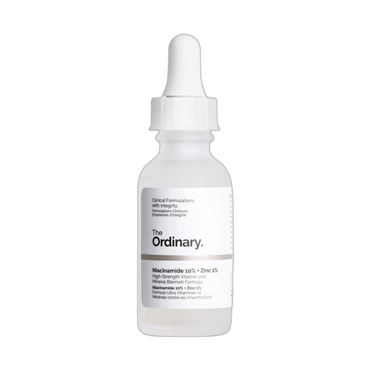 The Ordinary Niacinamide 10% + Zinc 1% 30ml (fondo limpio)