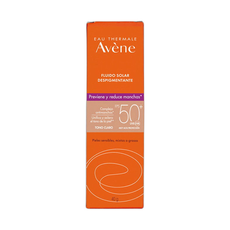 AVENE Fluido Solar despigmentante 40g tono claro (fondo limpio)