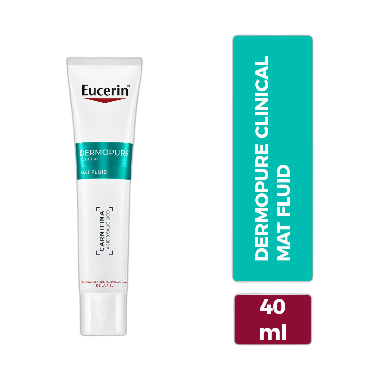 EUCERIN DERMOPURE FLUIDO MATIFICANTE 40ML (fondo limpio)