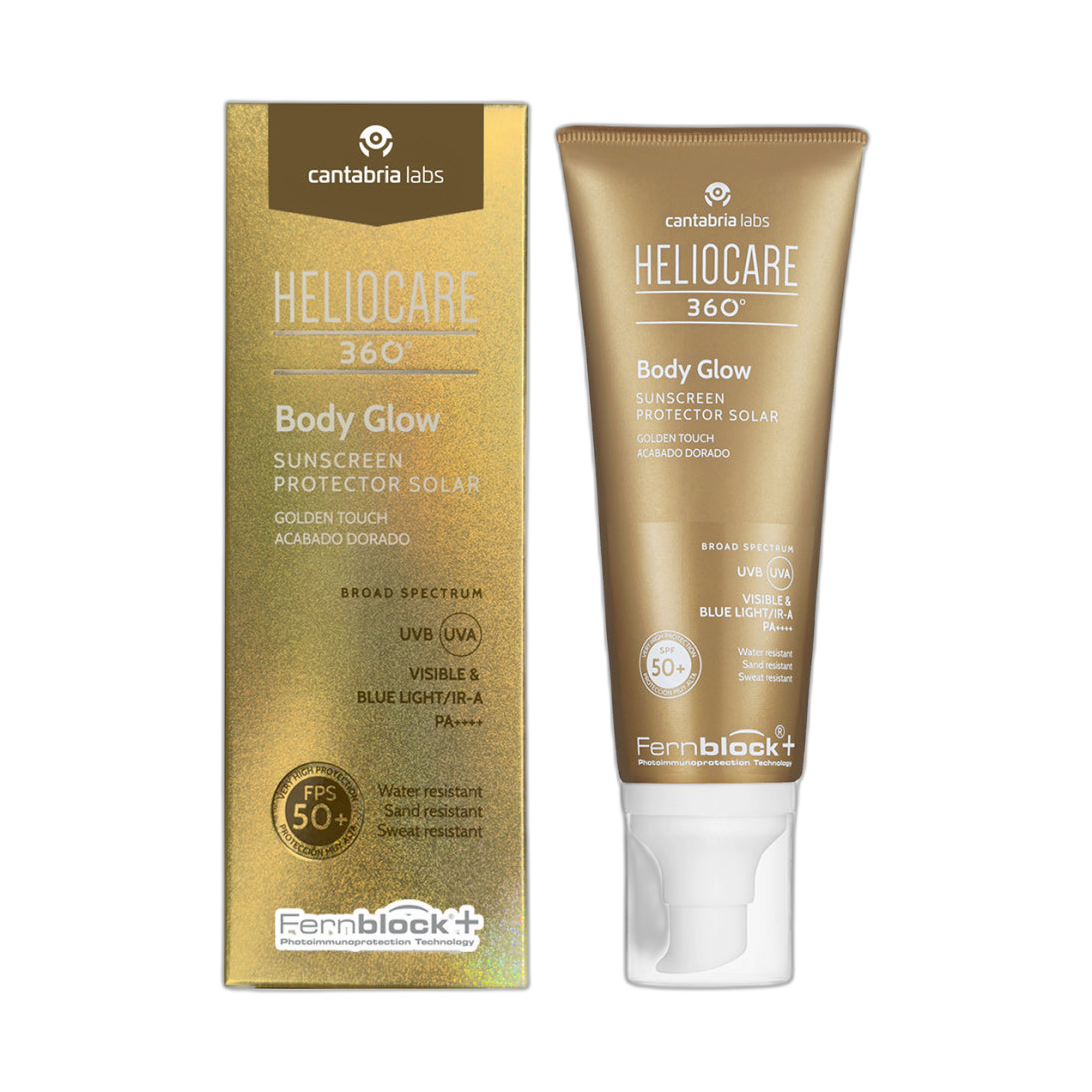 HELIOCARE 360 Body glow 100ml (fondo limpio)