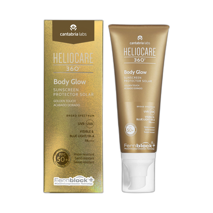 HELIOCARE 360 Body glow 100ml (fondo limpio)