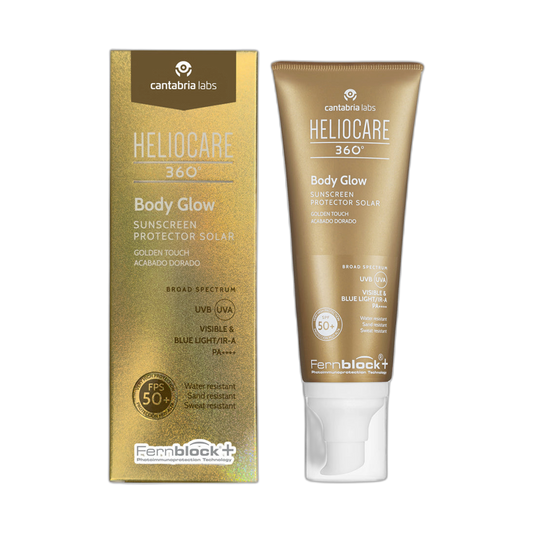 HELIOCARE 360 Body glow 100ml (fondo limpio)