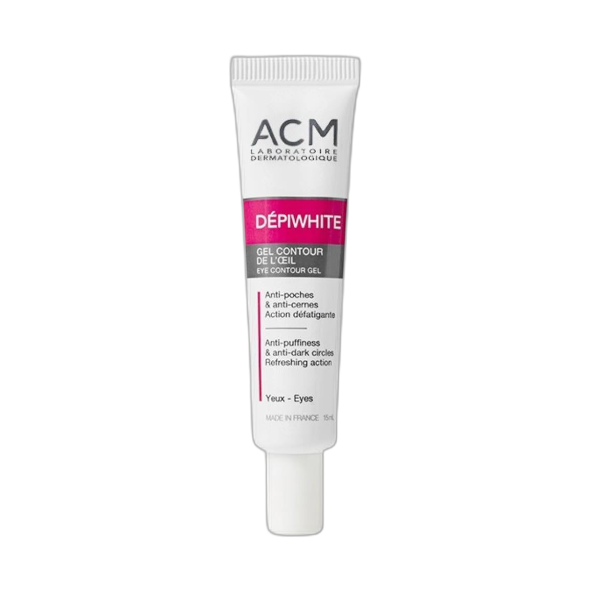 ACM DÉPIWHITE Gel contorno de ojos 15ml (fondo limpio)